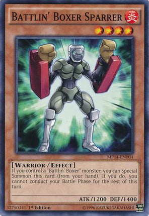 Battlin' Boxer Sparrer (Common / Short Print) [MP14-EN004] 1st Edition