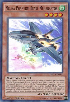 Mecha Phantom Beast Megaraptor (Super Rare) [MP14-EN007] Unlimited