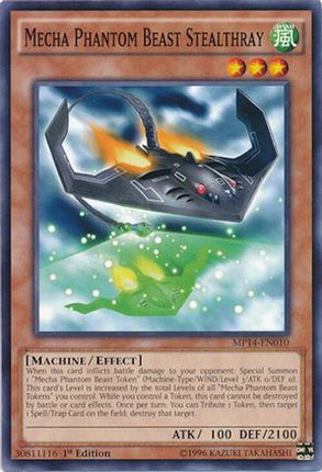 Mecha Phantom Beast Stealthray (Common / Short Print) [MP14-EN010] Unlimited