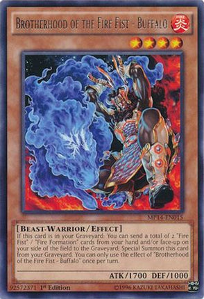 Brotherhood of the Fire Fist - Buffalo (Rare) [MP14-EN015] 1st Edition