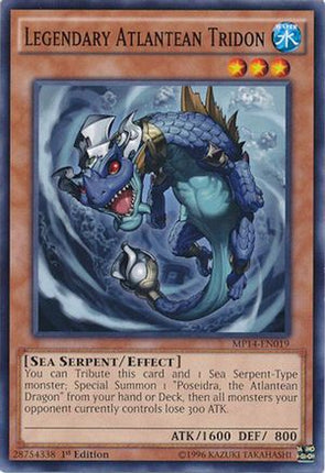 Legendary Atlantean Tridon (Common / Short Print) [MP14-EN019] 1st Edition
