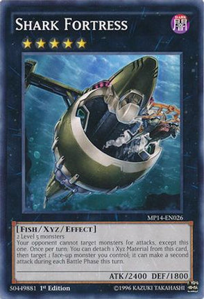Shark Fortress (Common / Short Print) [MP14-EN026] 1st Edition