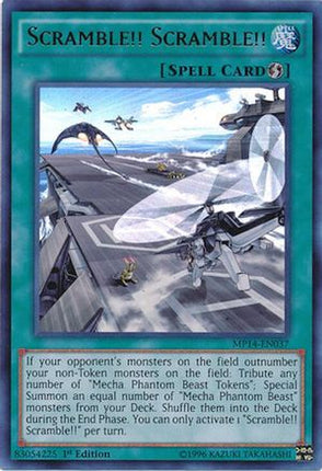 Scramble!! Scramble!! (Ultra Rare) [MP14-EN037] 1st Edition