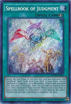 Spellbook of Judgment (Secret Rare) [MP14-EN039] Unlimited