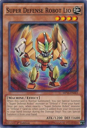 Super Defense Robot Lio (Common / Short Print) [MP14-EN063] 1st Edition