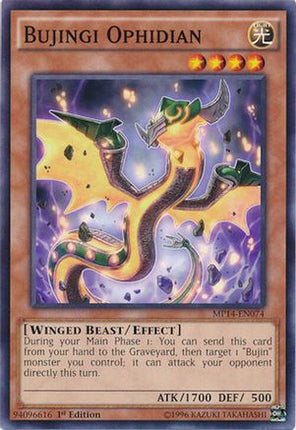 Bujingi Ophidian (Common / Short Print) [MP14-EN074] Unlimited