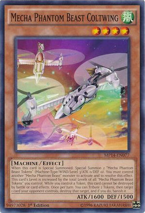 Mecha Phantom Beast Coltwing (Common / Short Print) [MP14-EN077] 1st Edition