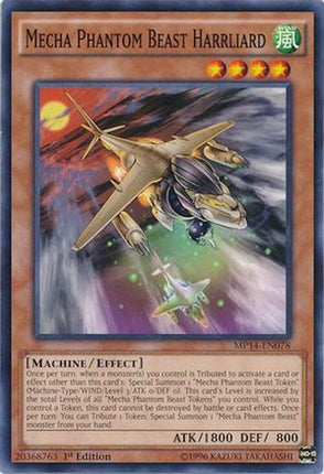 Mecha Phantom Beast Harrliard (Common / Short Print) [MP14-EN078] Unlimited