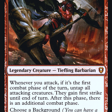 Karlach, Fury of Avernus [Battle for Baldur's Gate Promos] Prerelease Foil
