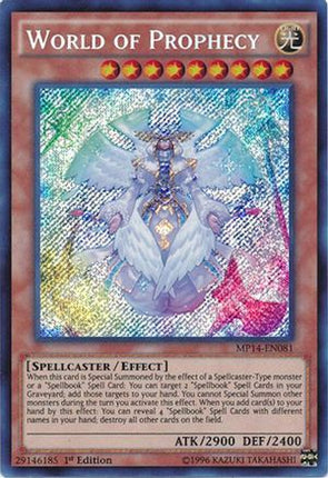 World of Prophecy (Secret Rare) [MP14-EN081] Unlimited