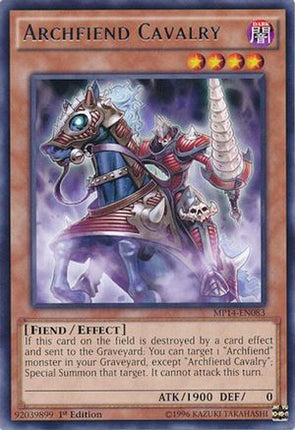 Archfiend Cavalry (Rare) [MP14-EN083] 1st Edition