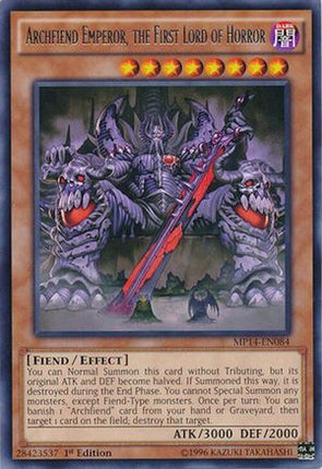 Archfiend Emperor, the First Lord of Horror (Rare) [MP14-EN084] Unlimited