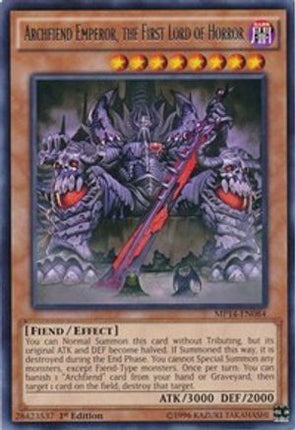 Archfiend Emperor, the First Lord of Horror [MP14-EN084] Rare