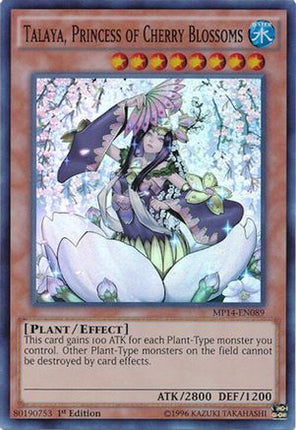 Talaya, Princess of Cherry Blossoms (Super Rare) [MP14-EN089] 1st Edition