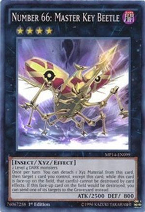 Number 66: Master Key Beetle [MP14-EN099] Super Rare