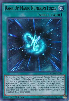 Rank-Up-Magic Numeron Force (Ultra Rare) [MP14-EN101] 1st Edition