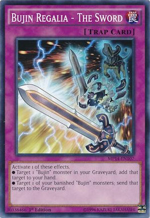 Bujin Regalia - The Sword (Common / Short Print) [MP14-EN107] Unlimited