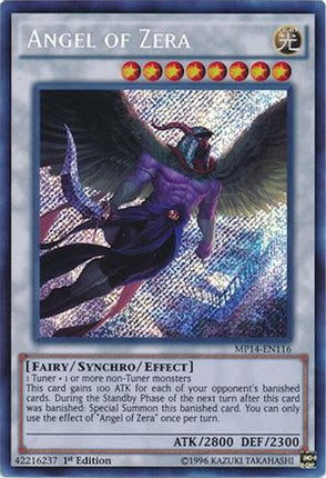 Angel of Zera (Secret Rare) [MP14-EN116] Unlimited