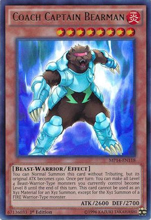 Coach Captain Bearman (Ultra Rare) [MP14-EN118] Unlimited