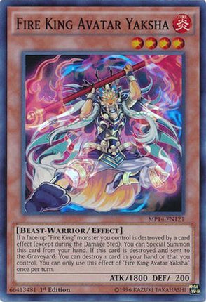 Fire King Avatar Yaksha (Super Rare) [MP14-EN121] Unlimited
