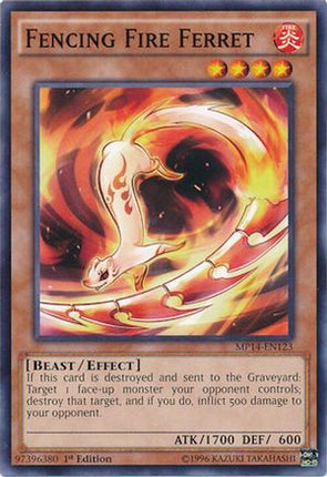 Fencing Fire Ferret (Common / Short Print) [MP14-EN123] Unlimited