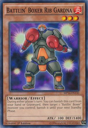Battlin' Boxer Rib Gardna (Common / Short Print) [MP14-EN130] 1st Edition