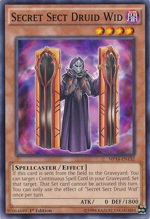 Secret Sect Druid Wid (Common / Short Print) [MP14-EN132] 1st Edition