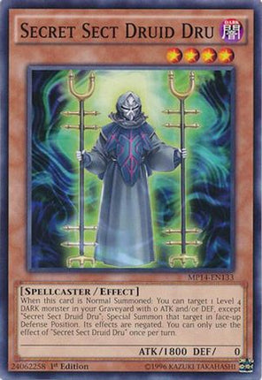 Secret Sect Druid Dru (Common / Short Print) [MP14-EN133] 1st Edition