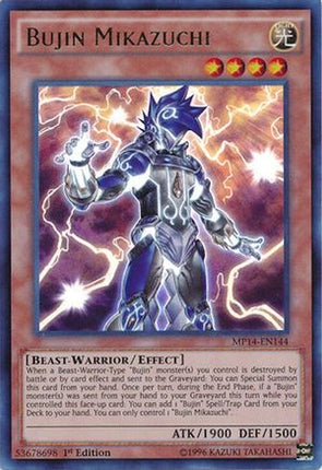 Bujin Mikazuchi (Ultra Rare) [MP14-EN144] 1st Edition