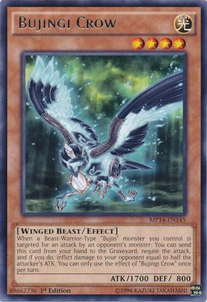Bujingi Crow (Rare) [MP14-EN145] 1st Edition