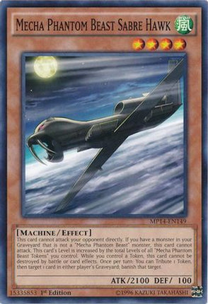 Mecha Phantom Beast Sabre Hawk (Common / Short Print) [MP14-EN149] 1st Edition