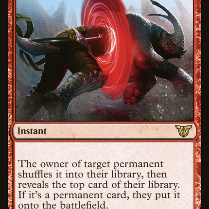 Chaos Warp [Neon Dynasty Commander]
