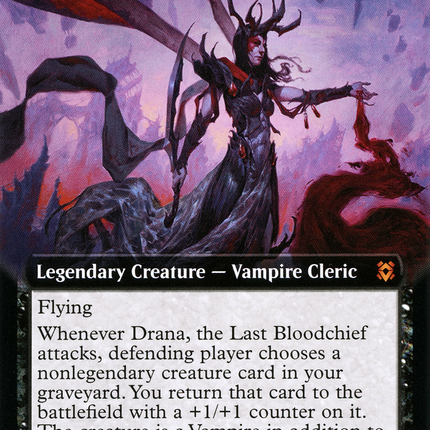 Drana, the Last Bloodchief (Extended Art) [Zendikar Rising]