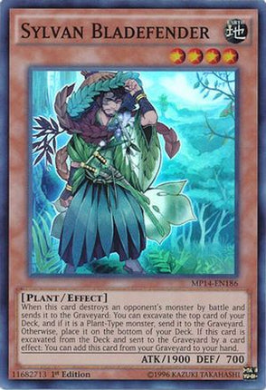 Sylvan Bladefender (Super Rare) [MP14-EN186] 1st Edition