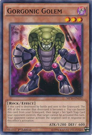 Gorgonic Golem (Common / Short Print) [MP14-EN192] 1st Edition