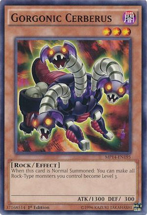 Gorgonic Cerberus (Common / Short Print) [MP14-EN195] 1st Edition