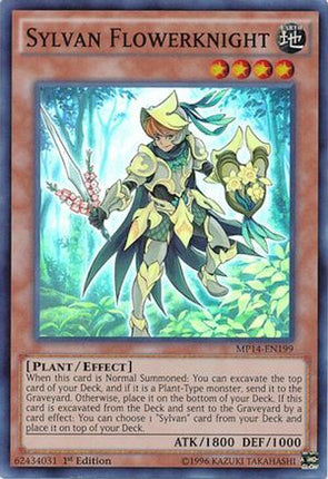 Sylvan Flowerknight (Super Rare) [MP14-EN199] Unlimited