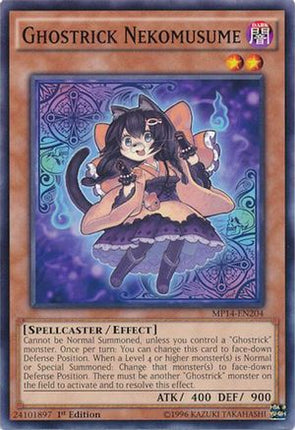 Ghostrick Nekomusume (Common / Short Print) [MP14-EN204] 1st Edition