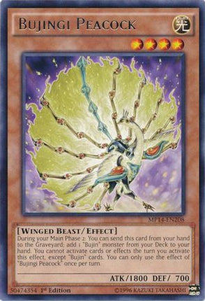 Bujingi Peacock (Rare) [MP14-EN208] 1st Edition