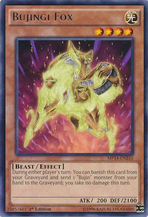 Bujingi Fox (Rare) [MP14-EN210] 1st Edition