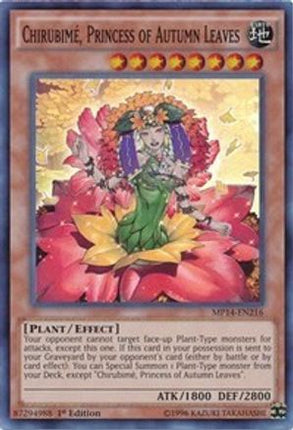 Chirubime, Princess of Autumn Leaves [MP14-EN216] Super Rare