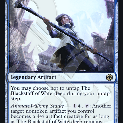The Blackstaff of Waterdeep [Adventures in the Forgotten Realms Promos] Foil