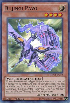 Bujingi Pavo (Super Rare) [MP14-EN240] 1st Edition