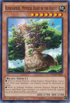 Alpacaribou, Mystical Beast of the Forest (Common / Short Print) [MP14-EN244] Unlimited