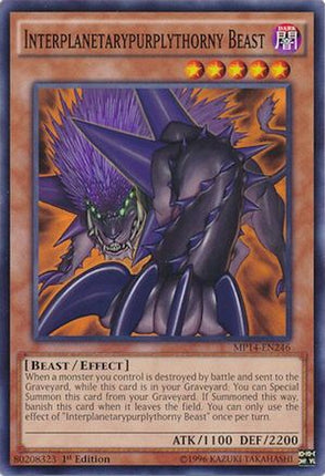 Interplanetarypurplythorny Beast (Common / Short Print) [MP14-EN246] Unlimited