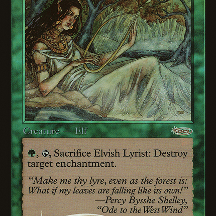 Elvish Lyrist [Junior Super Series] Foil