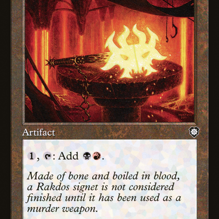 Rakdos Signet (Retro) [The Brothers' War Commander]
