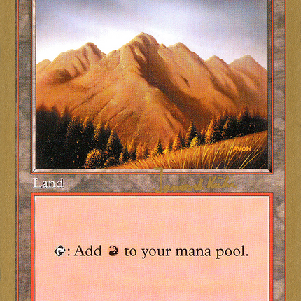 Mountain (JK444) [World Championship Decks 1997]