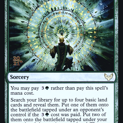 Verdant Mastery [Strixhaven: School of Mages Promos] Prerelease Foil
