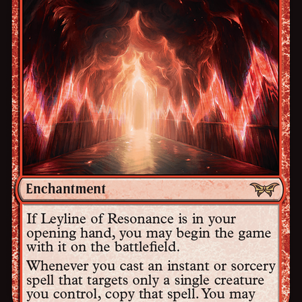 Leyline of Resonance [Duskmourn: House of Horror] Foil